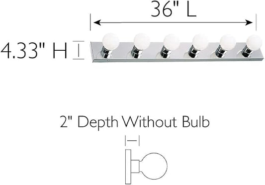 Design House Vanity Lights, 6 Linear Lights, Horizontal or Vertical Use - Image 2