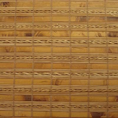 Cordless Woven Wood Roman Shades, 59W x 60H, Sarasota Camel, Sizes 20-72 Wide - Image 7