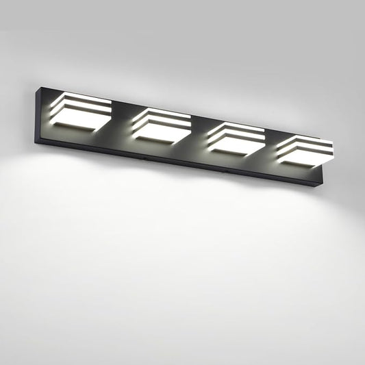 Black Bathroom Light Fixtures 24W Wall Light - Image 2