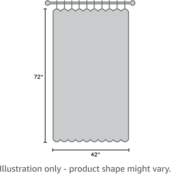 LEMOMO Grey Thermal Blackout Curtains/42 x 72 Inch/Set of 2 Panels Room - Image 10