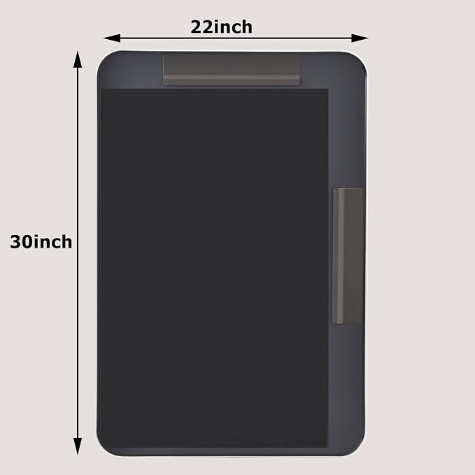Easly Silver Bathroom Mirror for Wall, 30x22 Inch Rectangular Aluminum Alloy - Image 8