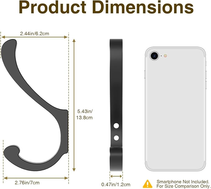 Coat Hooks for Hanging Heavy Duty - Image 7