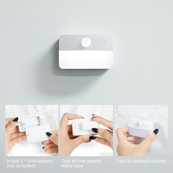 Guankai 3 Pack Motion Sensor Stair Lights - Image 8