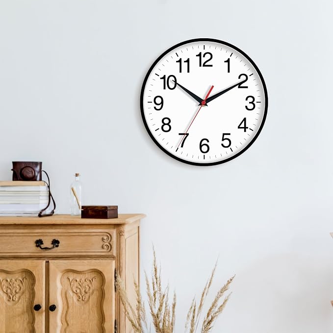 Rohioue 18 Inch Wall Clock, Modern Battery Operated Wall Clocks, Silent Non - Image 7