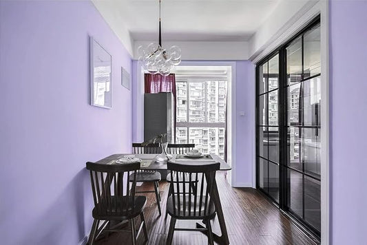 197"x17.7" Purple Peel and Stick Wallpaper Solid Color Wall Paper Contact Paper - Image 2