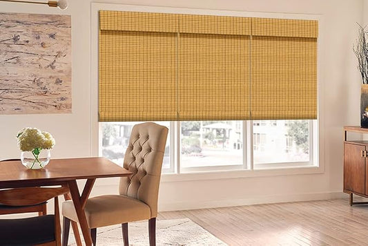 Letau No Drill No Tools Cordless Wood Window Shades Blinds, Bamboo Light - Image 2