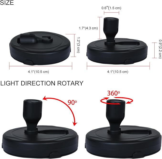 HAMVIDNE LED Spotlight, Battery Powered Picture Lights, Uplighting Indoor - Image 7
