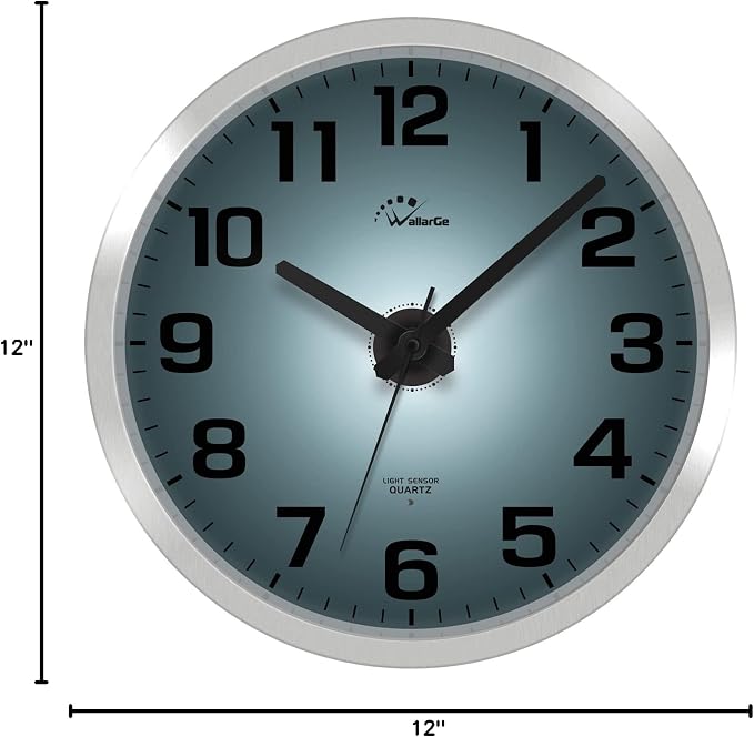WallarGe Night Light Wall Clock - Image 10