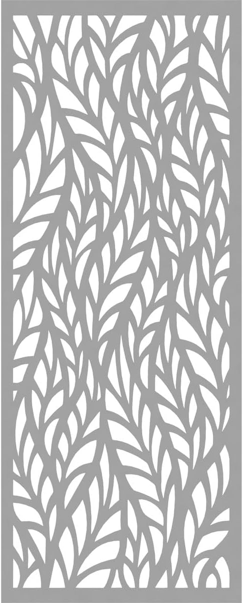 35 3/8"W x 89 3/8"H x 3/8"T Ortonville Decorative Fretwork Wall Panels in - Image 4