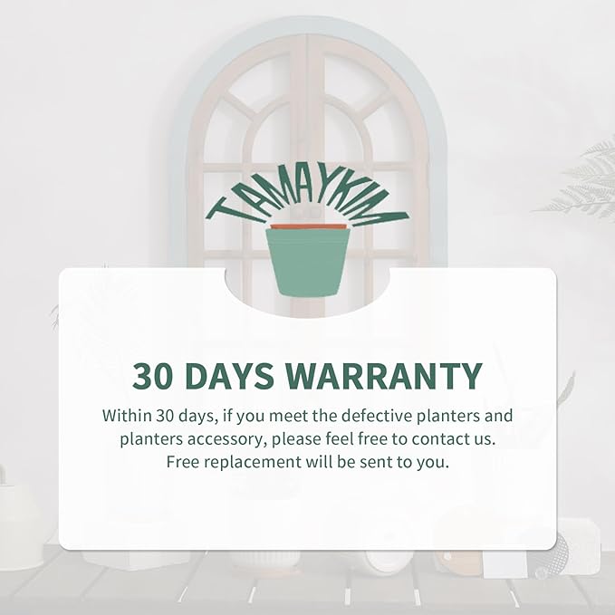 TAMAYKIM 4 Inch Ceramic Plant Pots with Drainage Holes, Modern Flower Planter with Saucer for Indoor Plants, Succulent, Cactus & Herbs, White, Set of 4 (Plants Not Included)