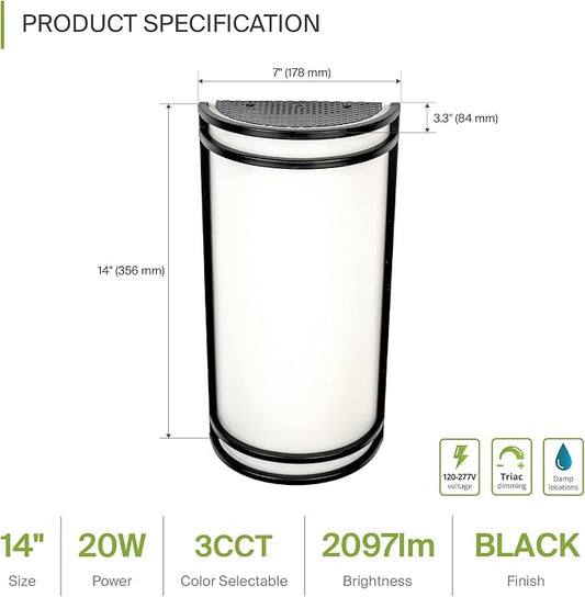 ASD LED Indoor Wall Mount Light Fixture - Image 2
