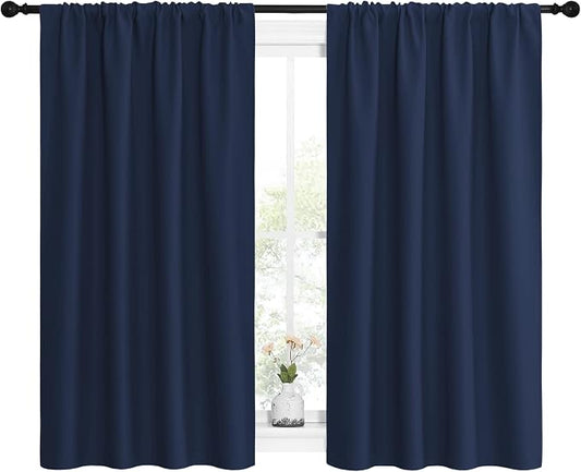 NICETOWN Kitchen Curtains, Short Blackout Curtains & Drapes, Thermal Insulated - Image 2