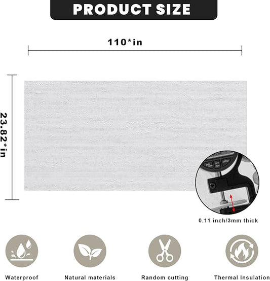 3D Wall Panels Peel and Stick – 23.82"x110" PVC Faux Travertine Texture - Image 2