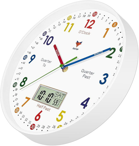 Foxtop Digital and Analog Learning Clock - Image 2