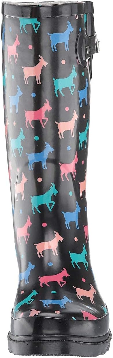 Western Chief Women's Tall Waterproof Rain Boot Outdoor Garden Shoes