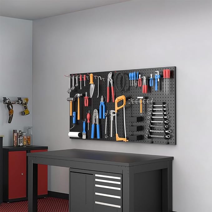 Ultrawall 4 Pcs Metal Pegboard Wall Panels, Peg Boards - Image 6