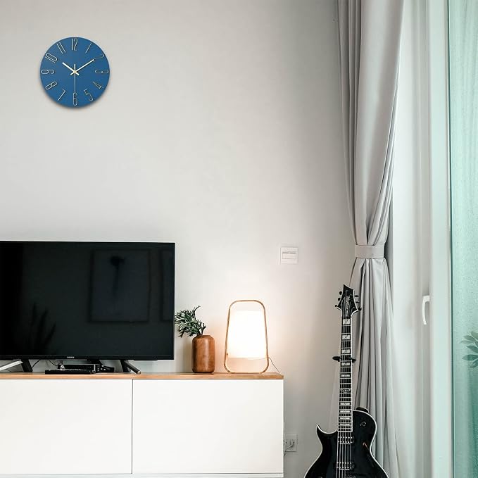 wall Clock, Silent Clock, wall Clocks Battery Operated, 12 inch Modern wall - Image 8