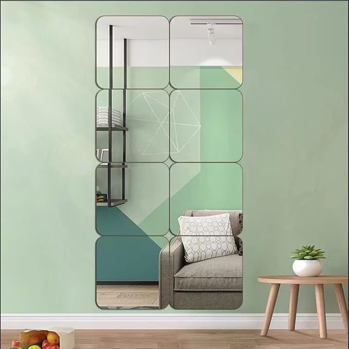 JEOYOO Wall Mirror Full Length, Thick 0.127", Unbreakable Gym Mirrors - Image 7