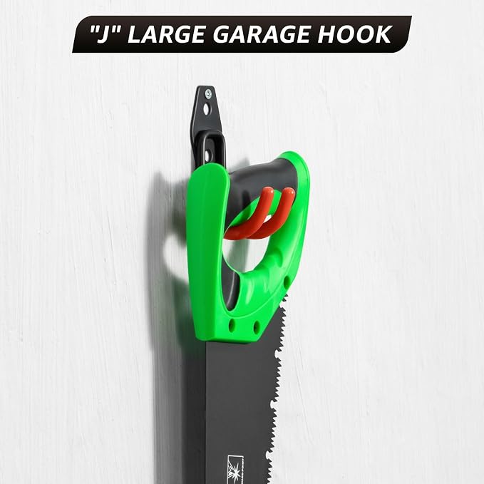 30 Pack Garage Hooks, Heavy Duty Steel Wall Mount Utility Hangers - Image 7