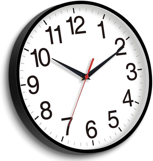 Rohioue 18 Inch Wall Clock, Modern Battery Operated Wall Clocks, Silent Non - Image 2