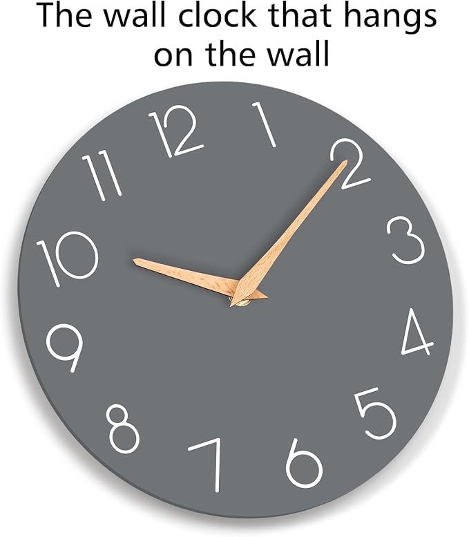 cicininc Wall Clock, Decorative Battery Operated Wall Clocks - Image 9