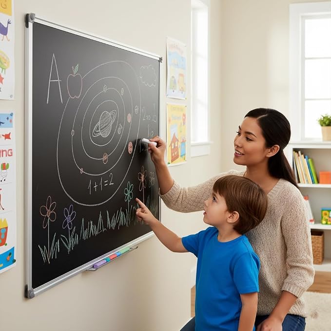 36 x 48 Inch School Large Black Chalkboard - Image 7