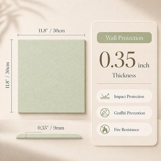 Large Cork Boards for Walls – 36" x 24" Self Adhesive Felt Wall Tiles - Image 2