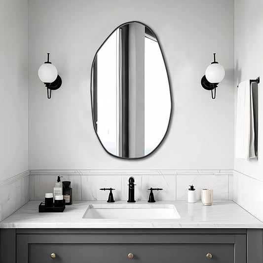 BOMINICA Irregular Wall Mirror Asymmetrical Mirror - Image 2