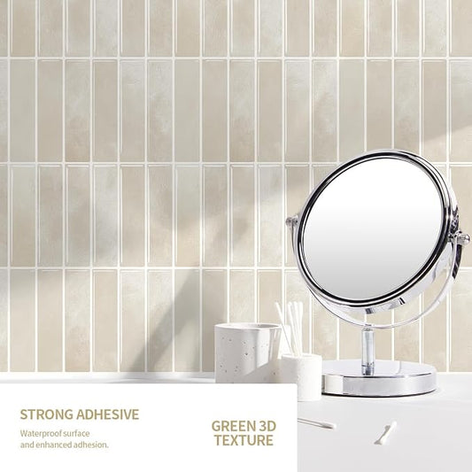 Peel and Stick Backsplash 3D Wall Tiles, Self-Adhesive, Oil Proof, Waterproof - Image 2