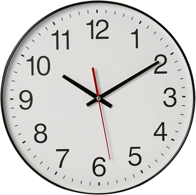 Spinaround Wall Clock, Modern Wall Clocks Battery, Silent Non-Ticking Analog - Image 5