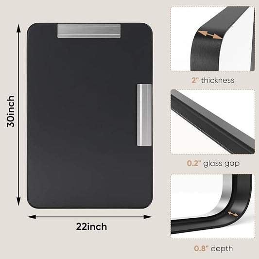 Sweetcrispy 22x30 Inch Black Bathroom Mirrors - Image 2