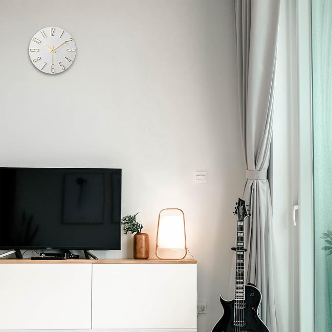 Wall Clock, Silent Clock, Wall Clocks Battery Operated, 12 inch Modern Wall - Image 8