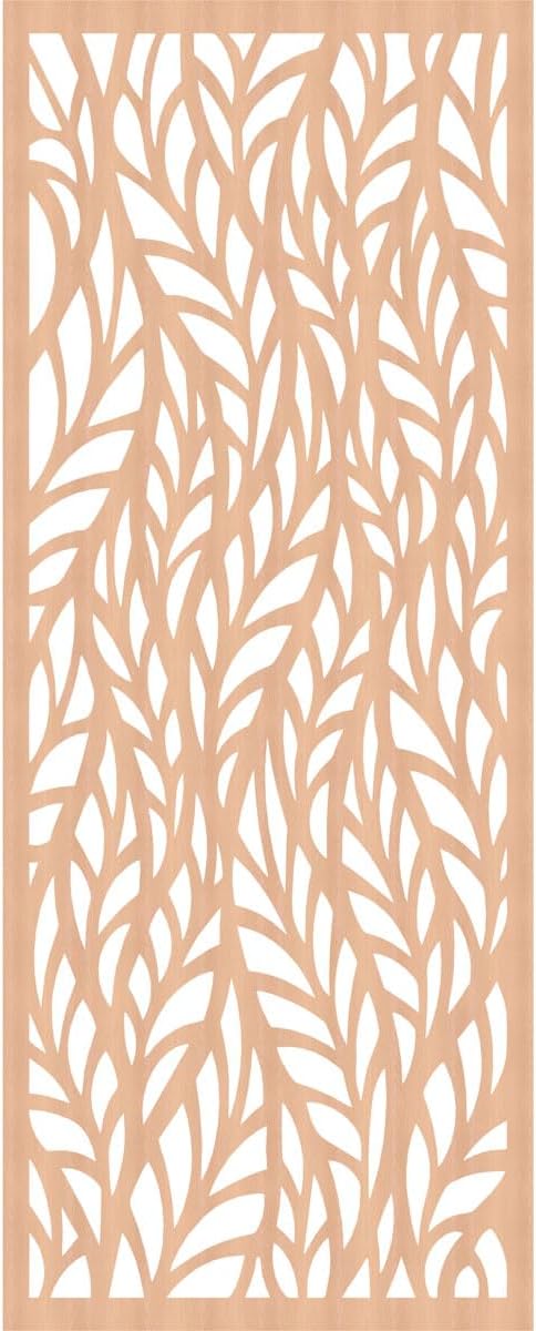 35 3/8"W x 89 3/8"H x 1/4"T Ortonville Decorative Fretwork Wood Wall Panels - Image 4