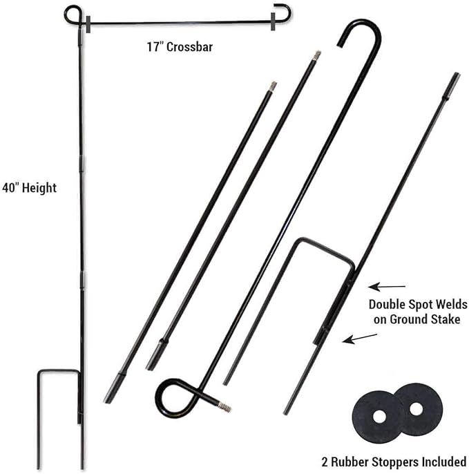 WinCraft Los Angeles Lakers Garden Flag and Pole Stand Holder
