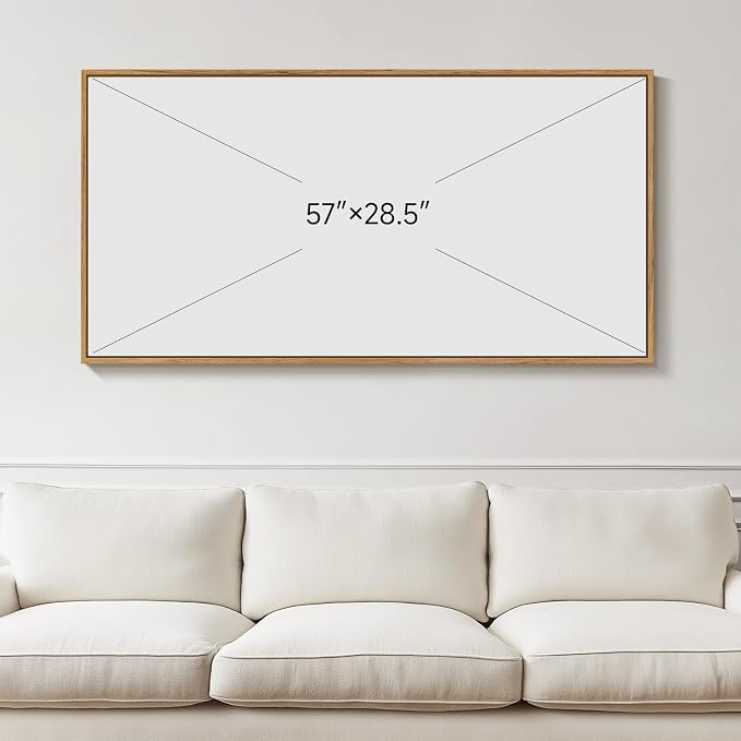Extra Large Framed Neutral Abstract Canvas Wall Art - Image 8