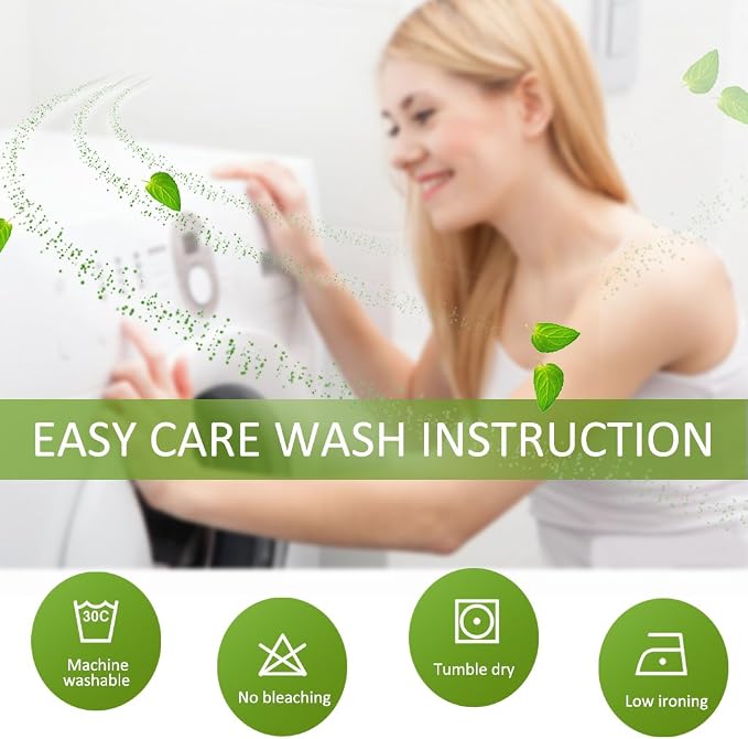 NICETOWN White 100% Blackout Lined Curtains, 2 Thick Layers Completely Blackout - Image 9