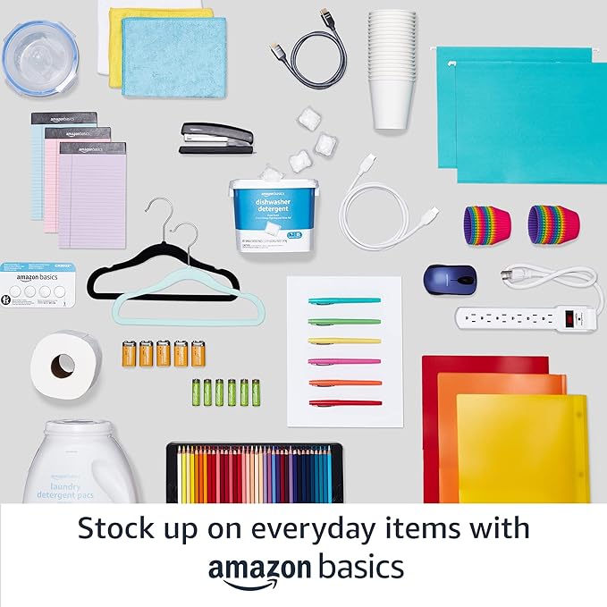 Amazon Basics 6 Cube Wire Grid Storage Organizer, Stackable Storage Cubes - Image 5