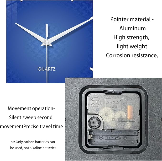XFM Modern Simple Wall Clock 12 Inch Silent Non-Ticking Wall Clocks Battery - Image 7