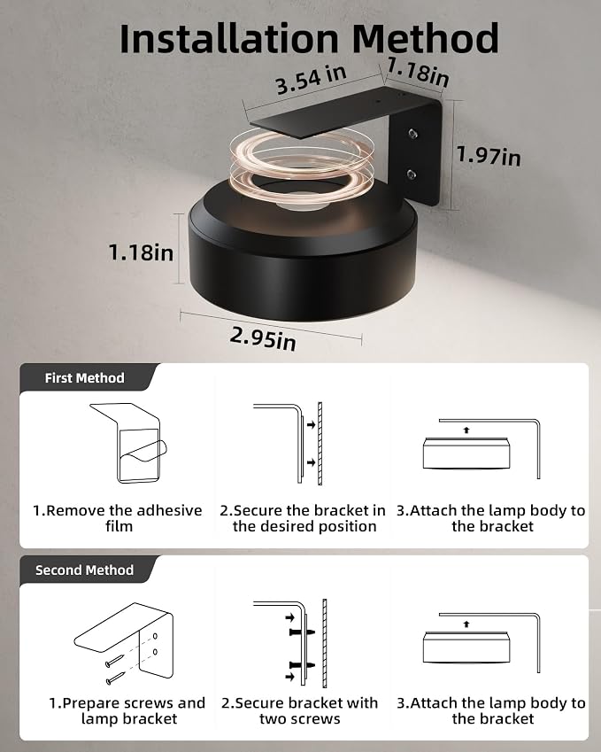 EZVALO Picture Lights for Wall, 2000mAh Rechargeable Battery Magnetic Poster - Image 8
