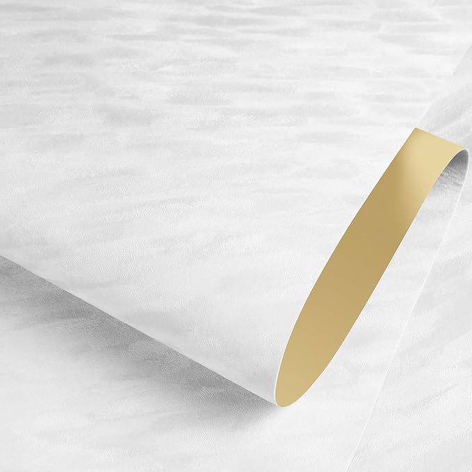 ReWallpaper White Wallpaper Peel and Stick Textured Velvet Contact Paper Self - Image 9