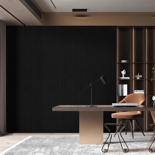 6 Pack Acoustic Wall Panels, 47.2" X 23.6" Sound Absorbing Panels, Decorative - Image 2