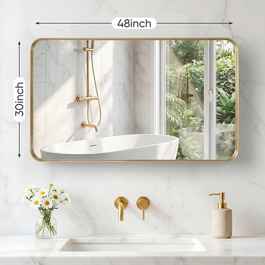 NEWBULIG 30X48 Inch Bathroom Mirror - Image 2