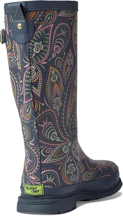 Western Chief Women's Tall Waterproof Rain Boot Outdoor Garden Shoes