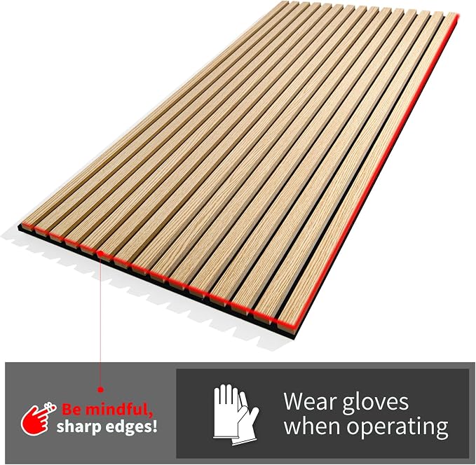 Art3d 4-Piece Wood Slat Acoustic Panels - Image 8