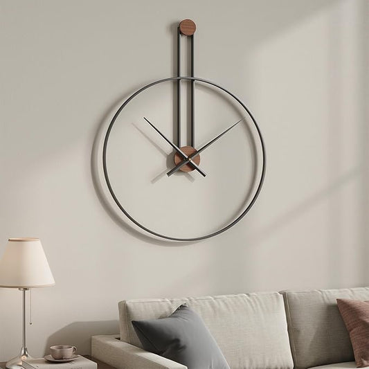 Large Wall Clock 24 Inch, Modern Silent Non-Ticking Clocks - Image 2