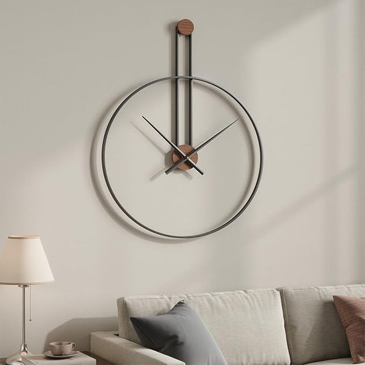 Large Wall Clock 24 Inch, Modern Silent Non-Ticking Clocks - Image 2
