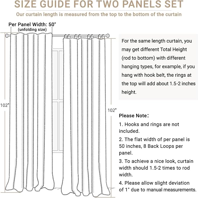 100% Blackout Shield Green Linen Blackout Curtains - Image 7
