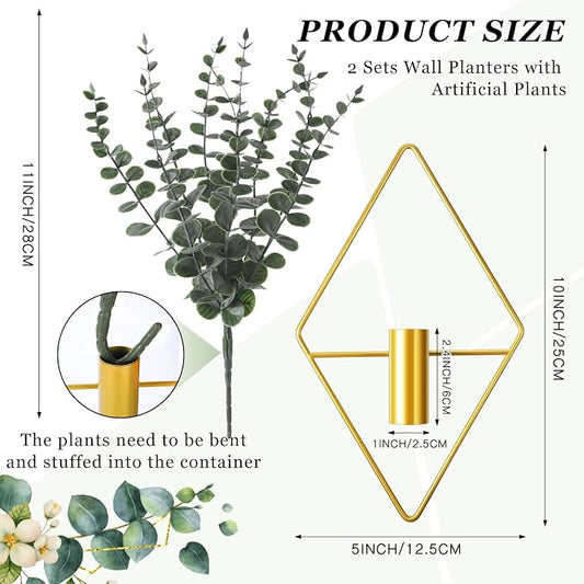 Jexine 4 Pcs Hanging Planters - Image 2
