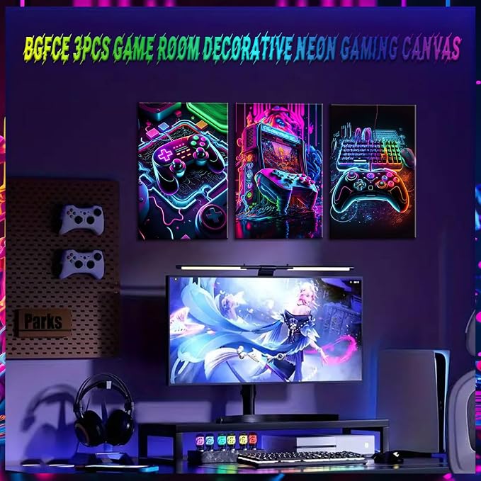 BGFCE Game Room Decor Posters Set of 3 - Image 6