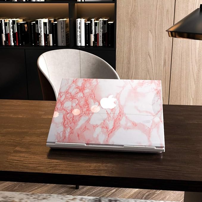 Extra Wide Marble Contact Paper Granite Peel and Stick Wallpaper Pink Glossy - Image 7